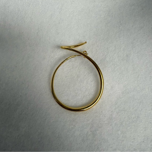 CHARLOTTE CHESNAIS Single Gold Vermeil Boucle D'oreille Looping Earring